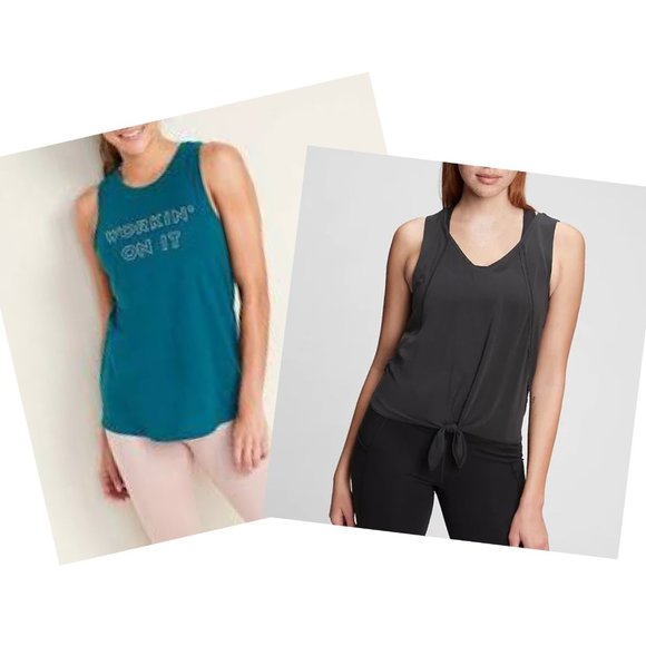 Set of 2 Muscle Tanks (Gap/Old Navy) - Picture 1 of 12